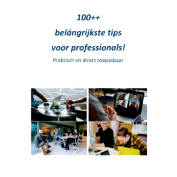 100 tips voor professionals